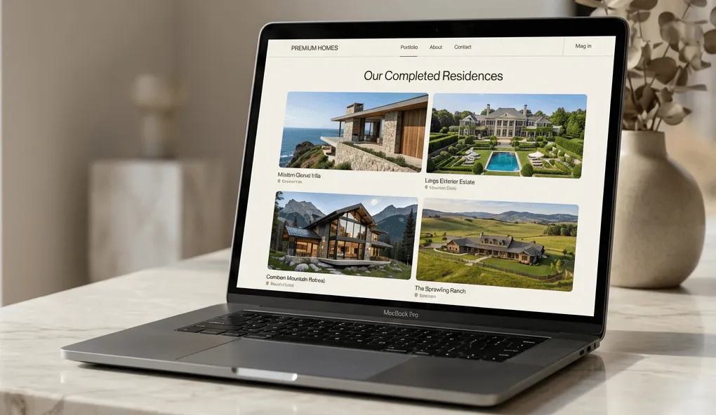 Portfolio First Website Architecture